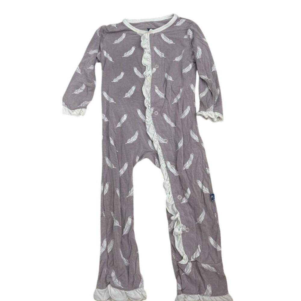 Baby Girl KicKee Pants Bamboo Footie Size 18-24 Months